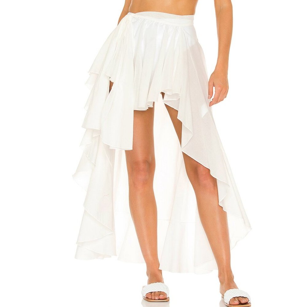 WAIMARI Flamenco High-Low Skirt One Size